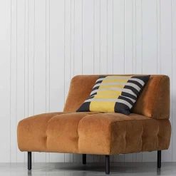 Samtsessel in Hellbraun - Mindnight^Wohnen Hot