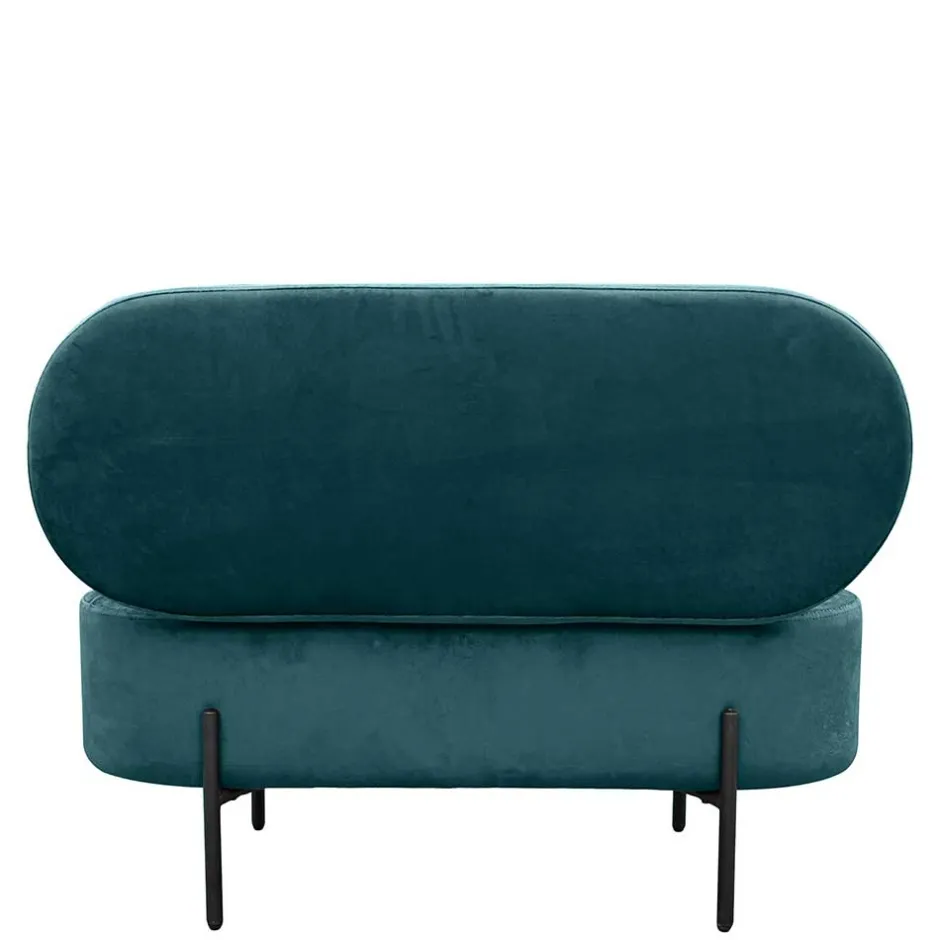 Samt-Truhenbank in Dunkelgrün - Comota^Wohnen Sale