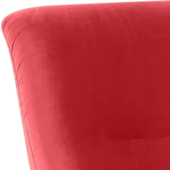Wohnen Samtvelours Lesesessel in Rot - Haniata