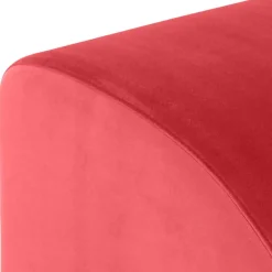 Wohnen Samtvelours Lesesessel in Rot - Haniata