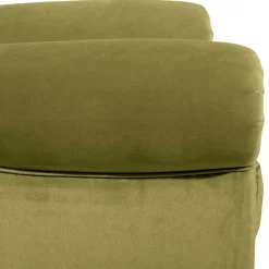 Wohnen Samtvelours Ohrensessel im Chesterfield Look - Erulina