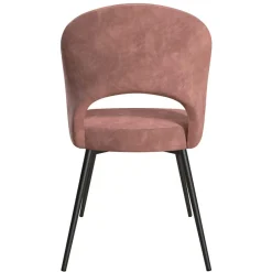 Samtvelours Stuhl in Altrosa - Landhuis^Wohnen Outlet