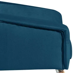 Samtvelours-Sessel in Petrol Blau - Bakra^Wohnen Sale