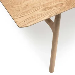 Wohnen Scandi Chic Eichentisch in Bianco geölt - Ravona