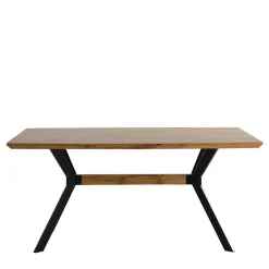 Wohnen Scandi Chic Essgruppe mit Polsterstühlen - Coestra (fünfteilig)