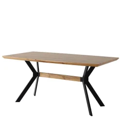 Wohnen Scandi Chic Essgruppe mit Polsterstühlen - Coestra (fünfteilig)