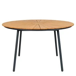 Scandi Chic Gartentisch aus Teak Massivholz - Farmer^Wohnen New