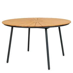 Scandi Chic Gartentisch aus Teak Massivholz - Farmer^Wohnen New