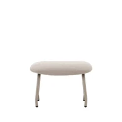 Scandi Chic Hocker in Beige und Weiß - Bondo^Wohnen New