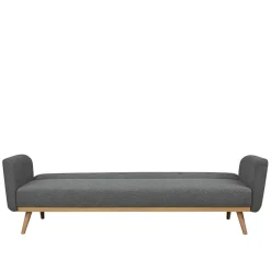 Wohnen Scandi Chic Schlafcouch in Dunkelgrau & Natur - Giorgio