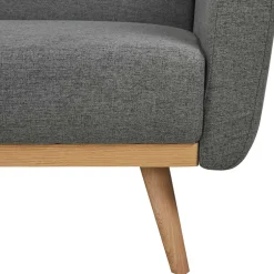 Wohnen Scandi Chic Schlafcouch in Dunkelgrau & Natur - Giorgio