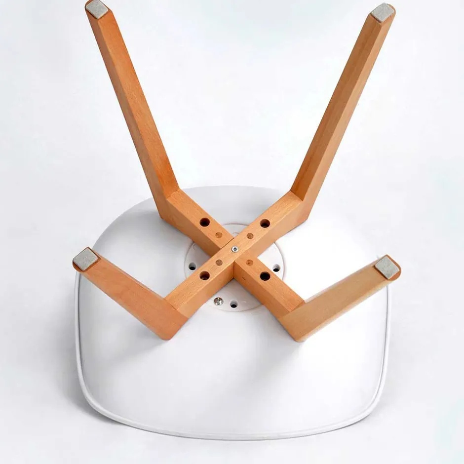 Scandi Chic Stühle mit Sitzschale - Savossa (4er Set)^Wohnen New