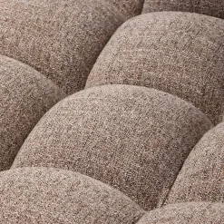 Wohnen Scandi Ecksofa in Hellbraun meliert - Niklai