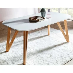 Scandi Essgruppe mit Armlehnenstühlen - Conzuela (siebenteilig)^Wohnen Discount