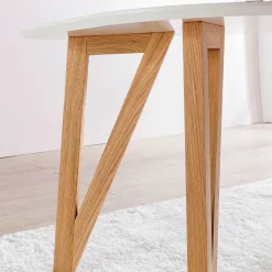 Scandi Essgruppe mit Armlehnenstühlen - Conzuela (siebenteilig)^Wohnen Discount