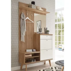 Scandi Kompaktgarderobe in 110x200x34 - Cablos^Wohnen Discount