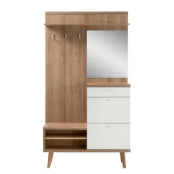 Scandi Kompaktgarderobe in 110x200x34 - Cablos^Wohnen Discount