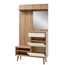 Scandi Kompaktgarderobe in 110x200x34 - Cablos^Wohnen Discount