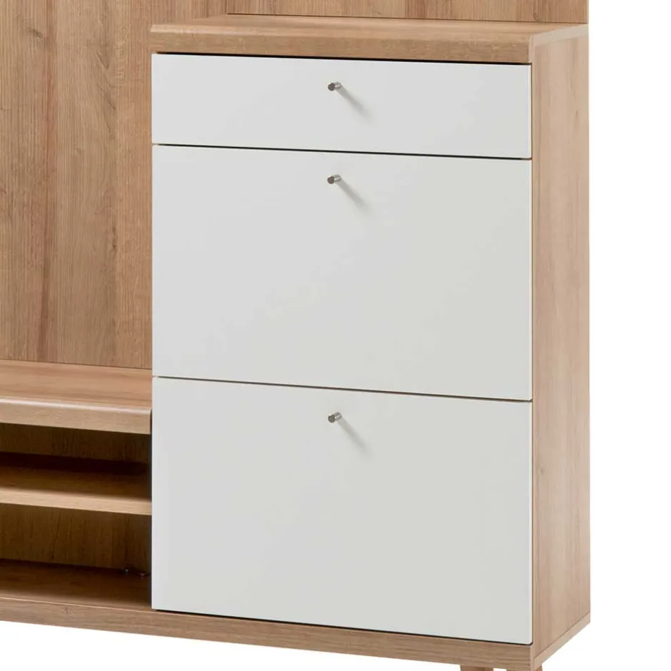 Scandi Kompaktgarderobe in 110x200x34 - Cablos^Wohnen Discount