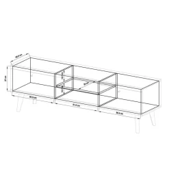 Scandi Möbel Set für Wohnzimmer - Cablos (fünfteilig)^Wohnen Best