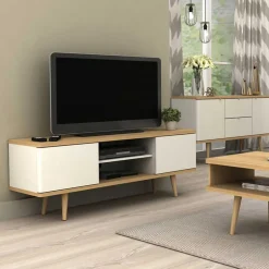 Wohnen Scandi TV Unterschrank zweifarbig - Jendren