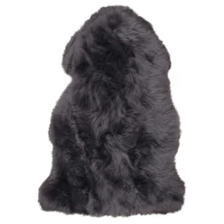 Wohnen Schaf Echtfell in Grau - Vericia