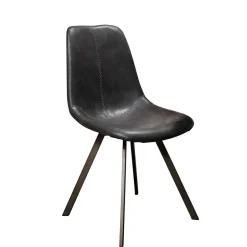 Wohnen Schalensitz Stühle in Schwarz - Carlotte (4er Set)