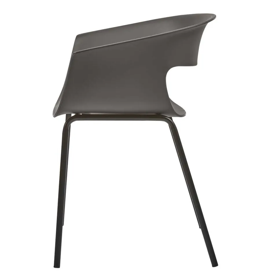 Wohnen Schalenstuhl mit Armlehnen - Niabelda (2er Set)