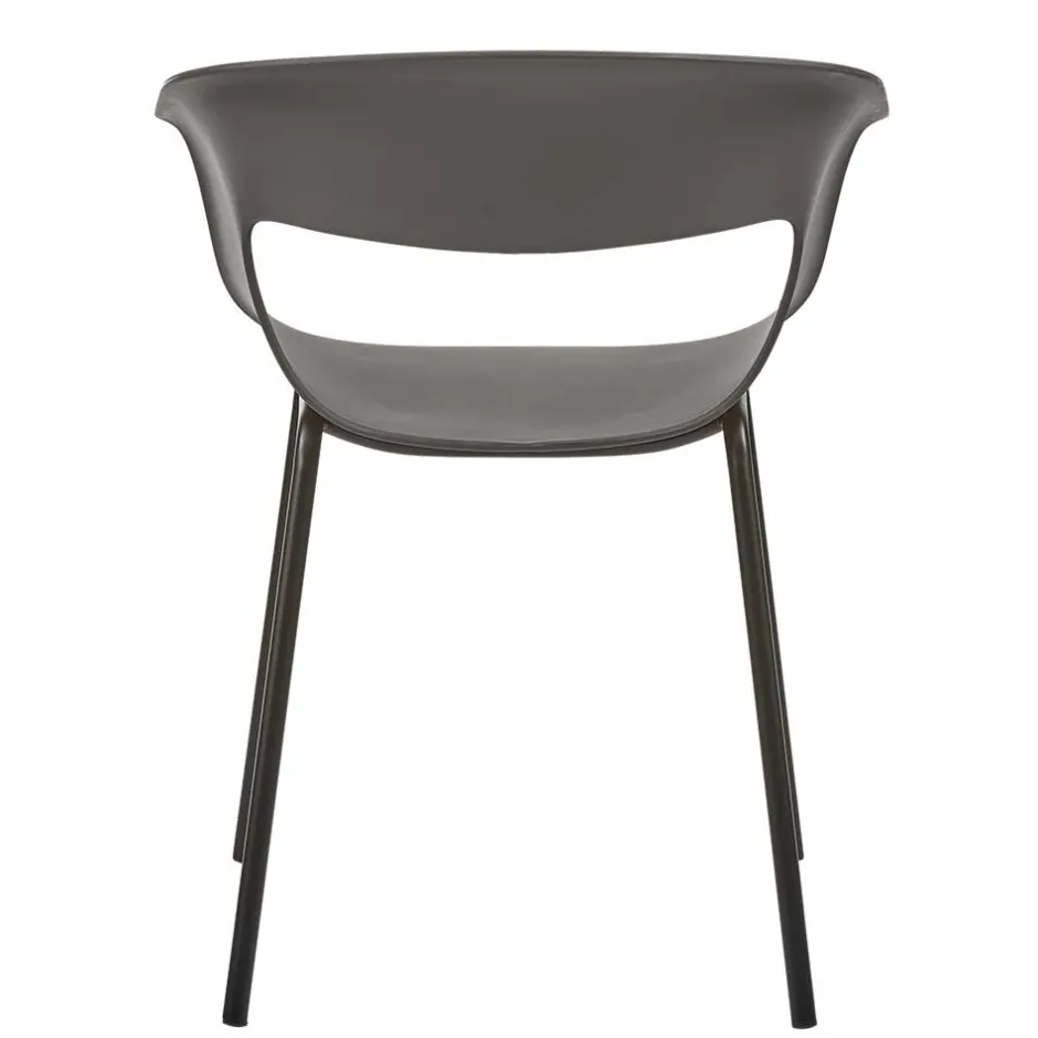 Wohnen Schalenstuhl mit Armlehnen - Niabelda (2er Set)