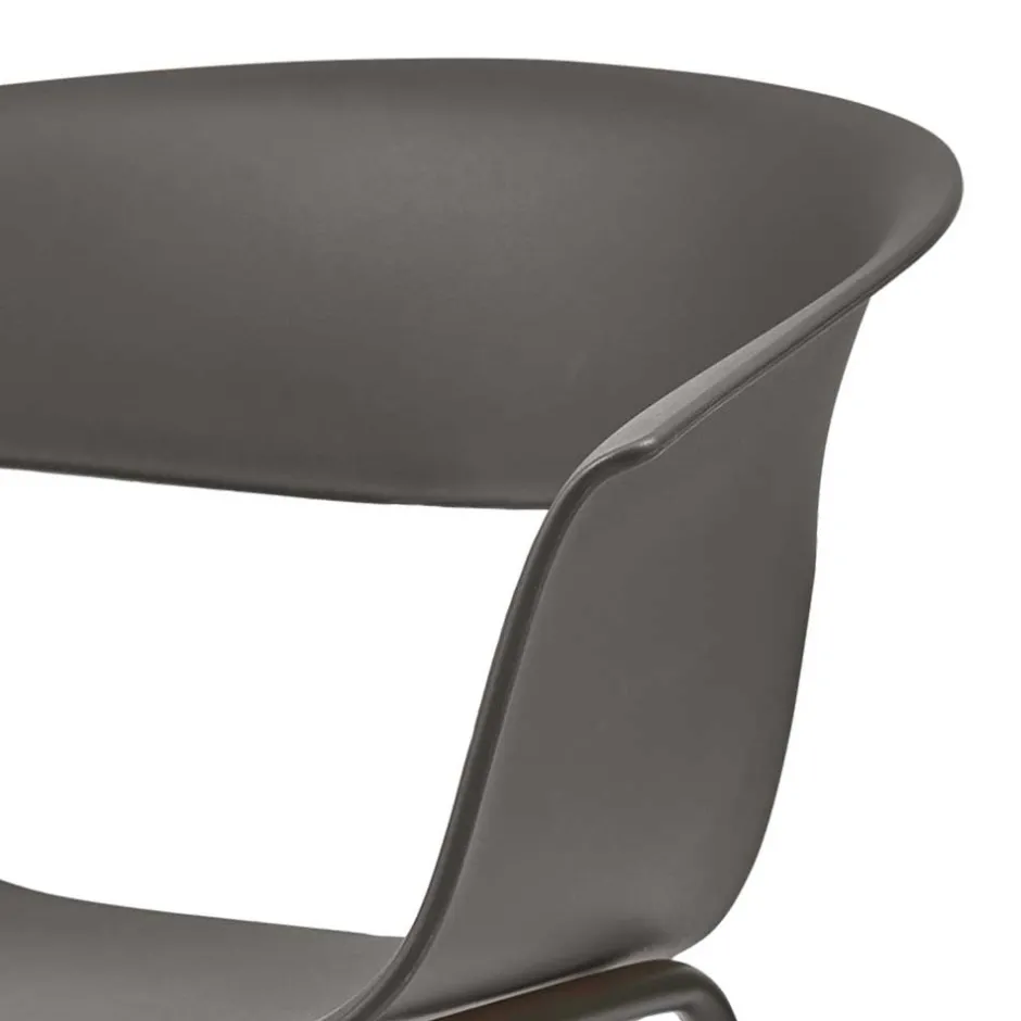 Wohnen Schalenstuhl mit Armlehnen - Niabelda (2er Set)