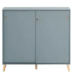 Wohnen Schiebetüren Büroschrank in Petrol - Baiamare