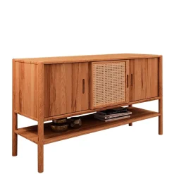 Wohnen Schiebetüren Kommode mit Ablageboden - Indrya