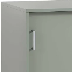 Schiebetüren-Aktenschrank in Graugrün - Espresso^Wohnen Clearance