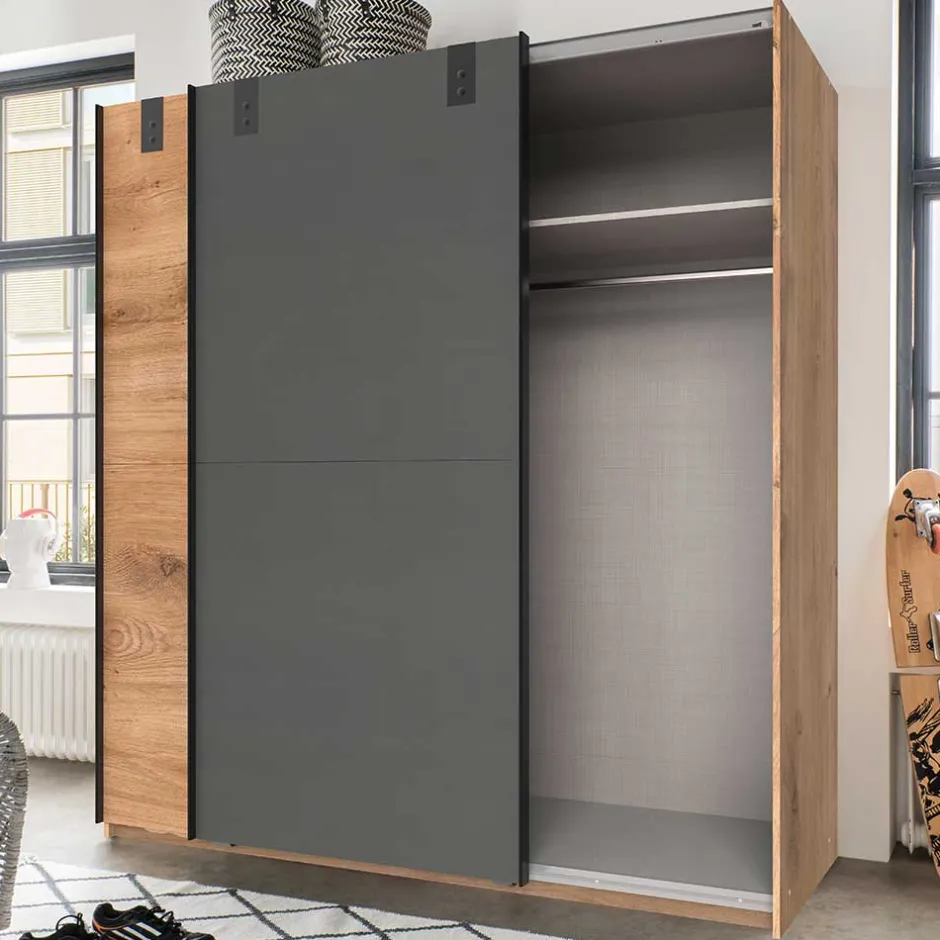 Wohnen Schiebetürenschrank im Industry und Loft Stil - Janeiro