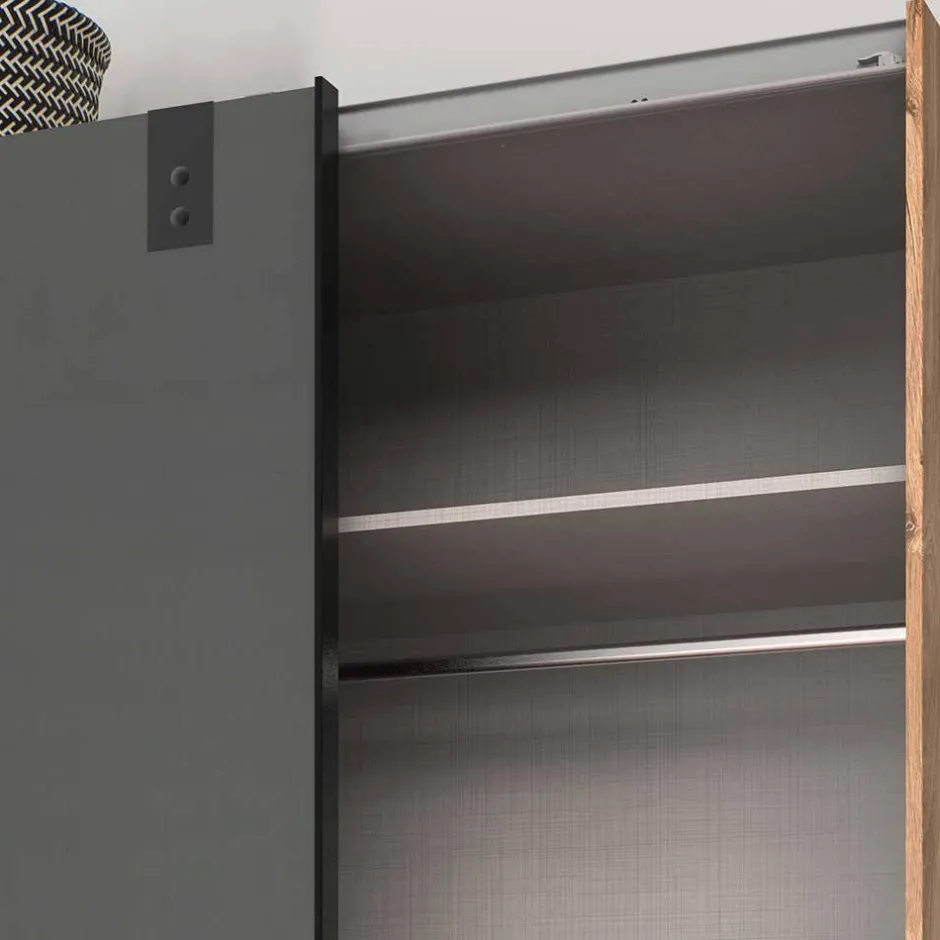 Wohnen Schiebetürenschrank im Industry und Loft Stil - Janeiro