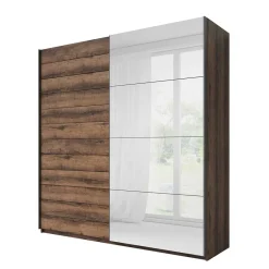 Schiebetürschrank in Eiche Dunkel Holzoptik - Ceusenia^Wohnen Outlet