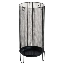 Wohnen Schirmständer aus Metall in Schwarz - Nurez