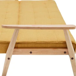 Wohnen Schlafcouch in Gelb & Eukalyptus Natur - Emkola