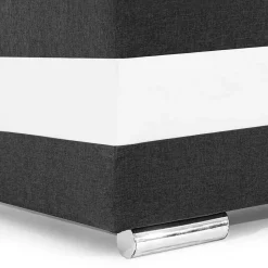 Wohnen Schlafcouch in Grau mit Weiß - Almente