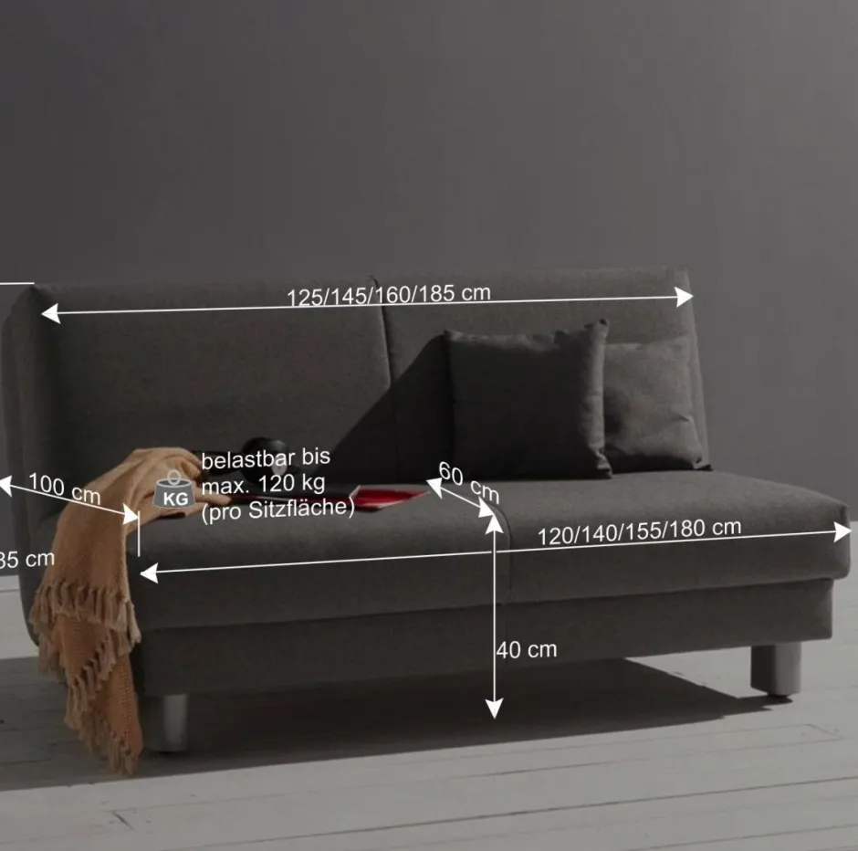 Wohnen Schlafcouch mit Schaumstoffpolsterung - Crafts