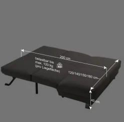 Wohnen Schlafcouch mit Schaumstoffpolsterung - Crafts