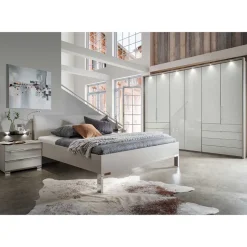 Schlafraum Set in Weiß & Grau - Tumiva (vierteilig)^Wohnen Sale