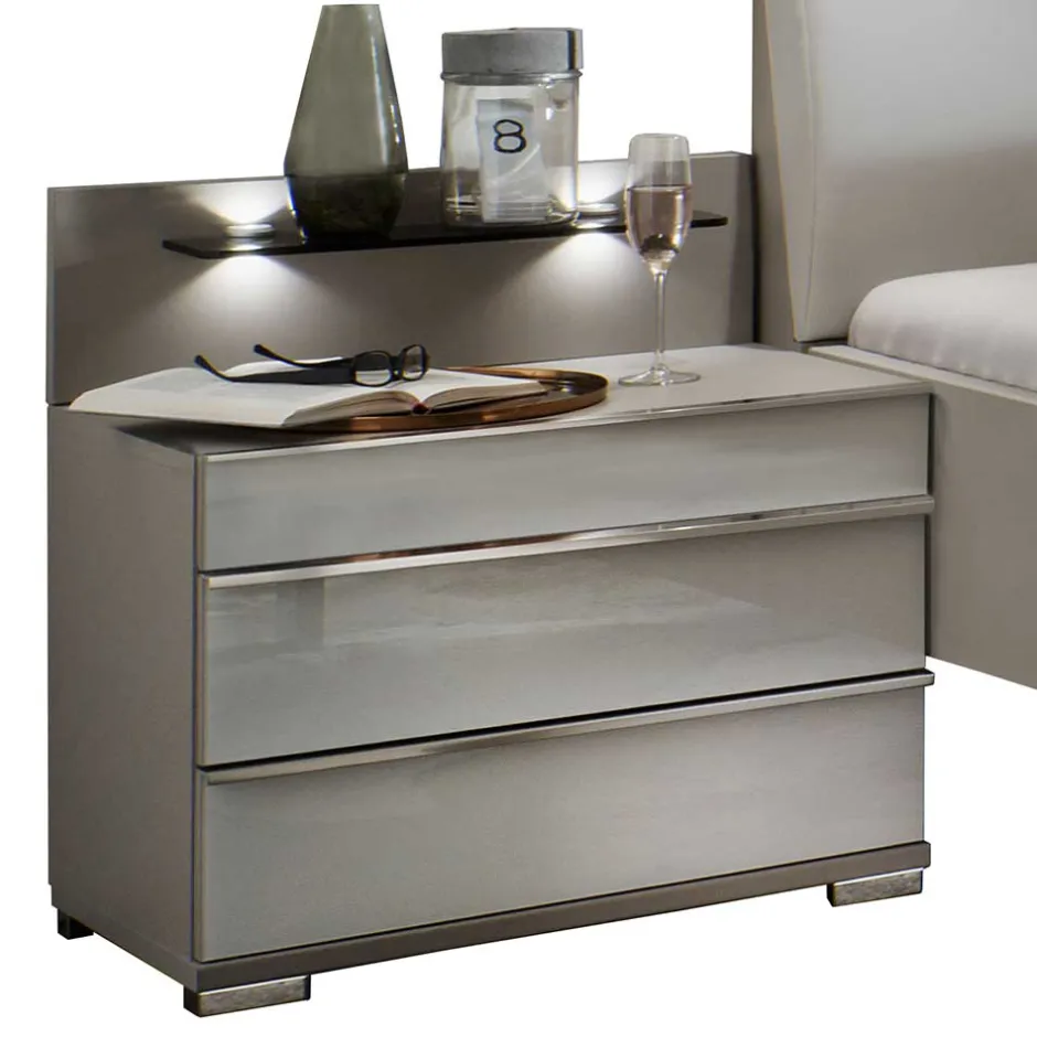 Schlafraum Set in Weiß & Grau - Tumiva (vierteilig)^Wohnen Sale