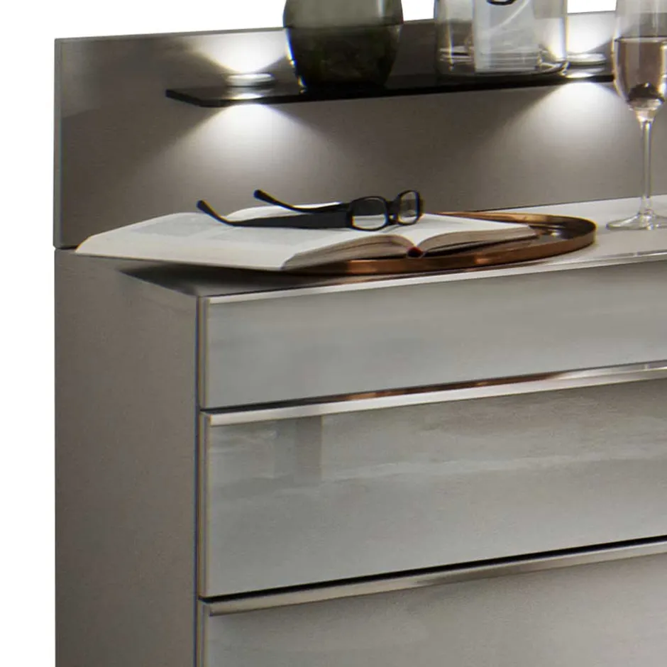 Schlafraum Set in Weiß & Grau - Tumiva (vierteilig)^Wohnen Sale