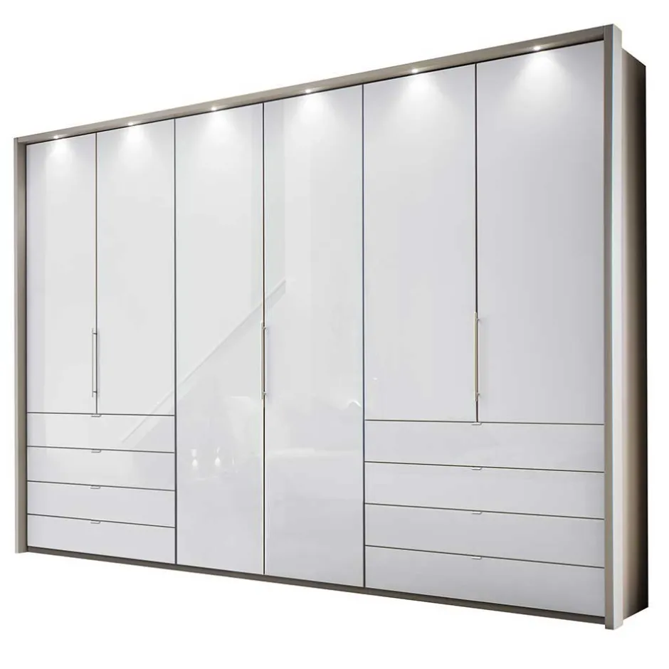 Schlafraum Set in Weiß & Grau - Tumiva (vierteilig)^Wohnen Sale