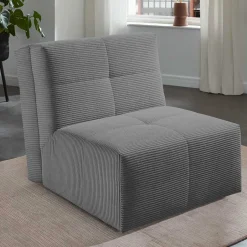 Schlafsessel ohne Armlehnen in Anthrazit - Anzarote^Wohnen Best