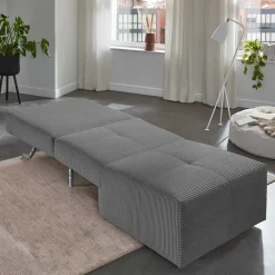 Schlafsessel ohne Armlehnen in Anthrazit - Anzarote^Wohnen Best