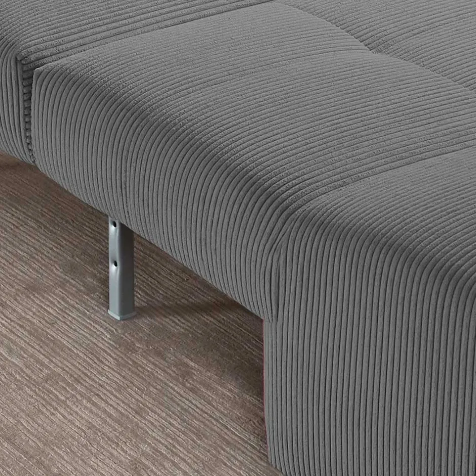 Schlafsessel ohne Armlehnen in Anthrazit - Anzarote^Wohnen Best