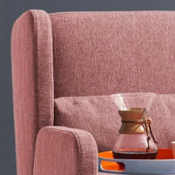 Wohnen Schlafsofa in Rosa Flachgewebe - Mangado