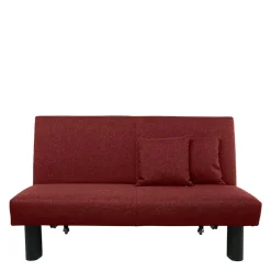 Schlafsofa in Rot Stoffbezug - Surci^Wohnen Best